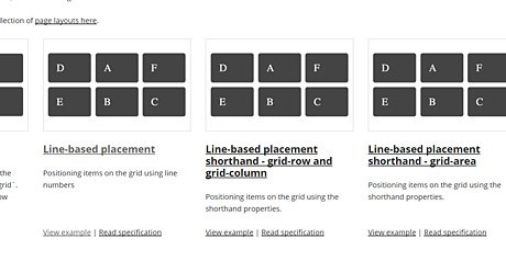 Screenshot Site Grid by Example