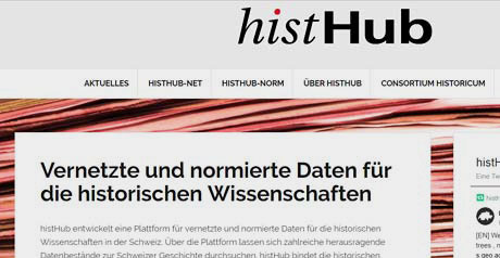 Screenshot Site Histhub