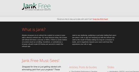 Screenshot Site Jank