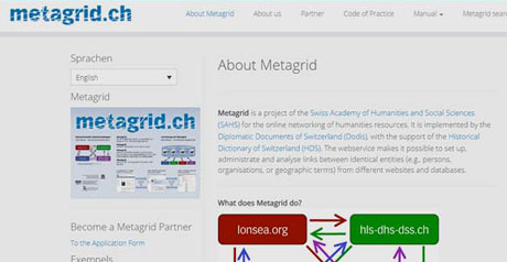 Screenshot Site Metagrid CH