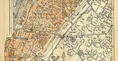 Screenshot Site Plan de Paris par Arrondissement