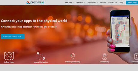Screenshot Site proximi io