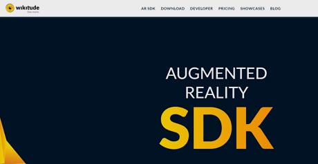 Screenshot Site Wikitude SDK – Build your own AR app!