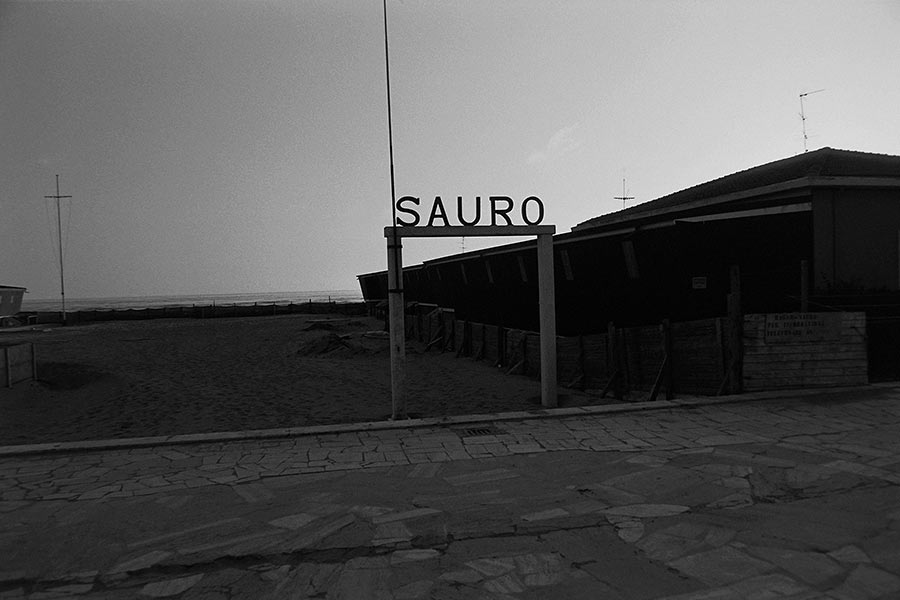 Sauro Beach Typography 1985