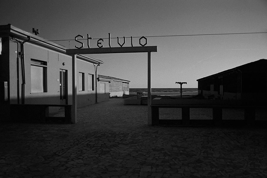 Stelvio Beach Typography 1985